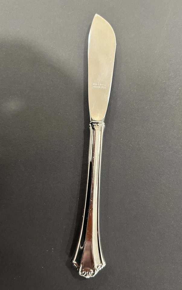 CUCHILLO MANTEQUILLA REED & BARTON FRANCÉS CHIPPENDALE 1981 Foto 2 de 3