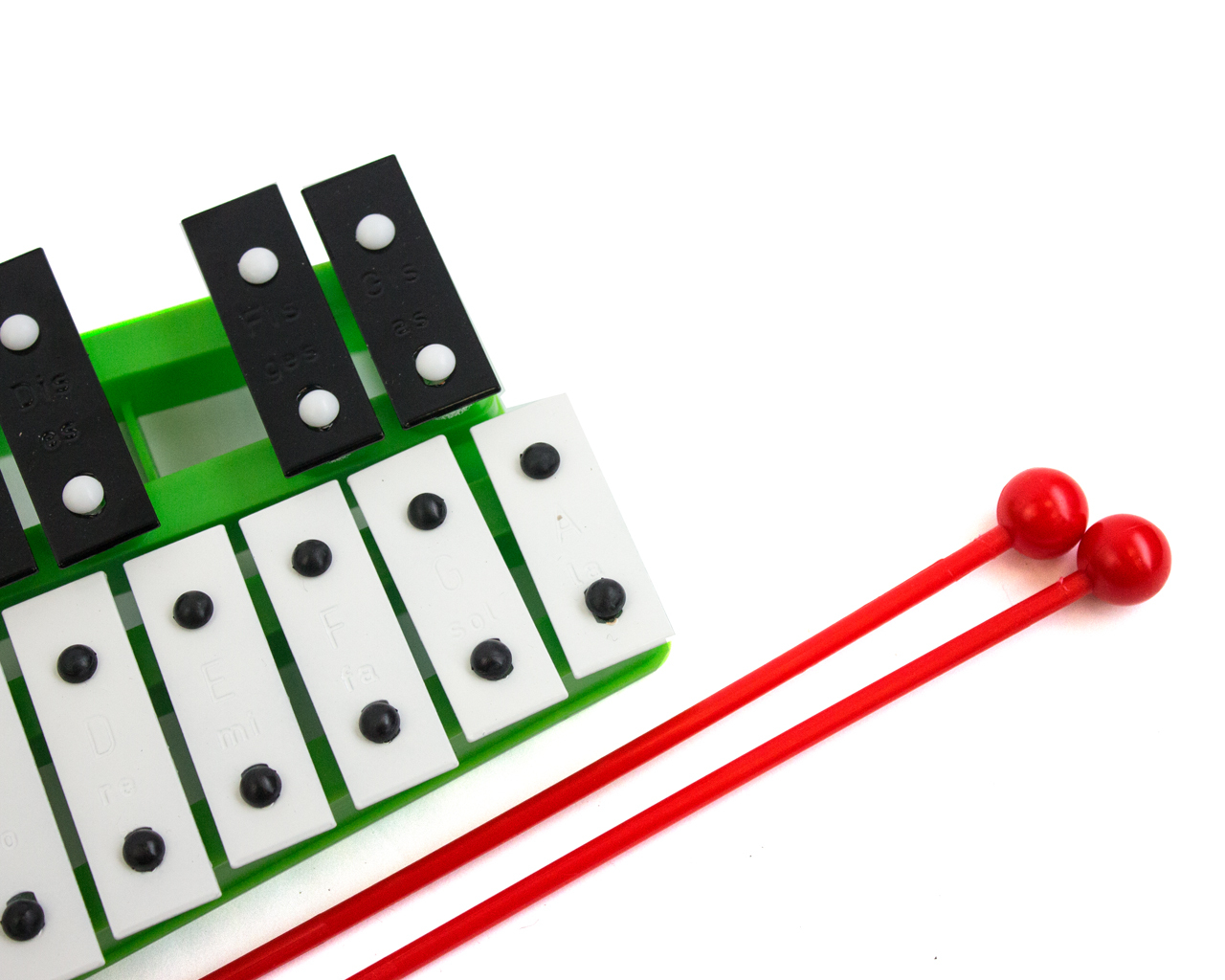 ProKussion GREEN School Series 27 Key Glockenspiel Xylophone with Carry