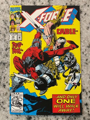 X-Force # 15 NM 1st Print Marvel Comic Book 2nd Deadpool Appearance X-Men 7 J879