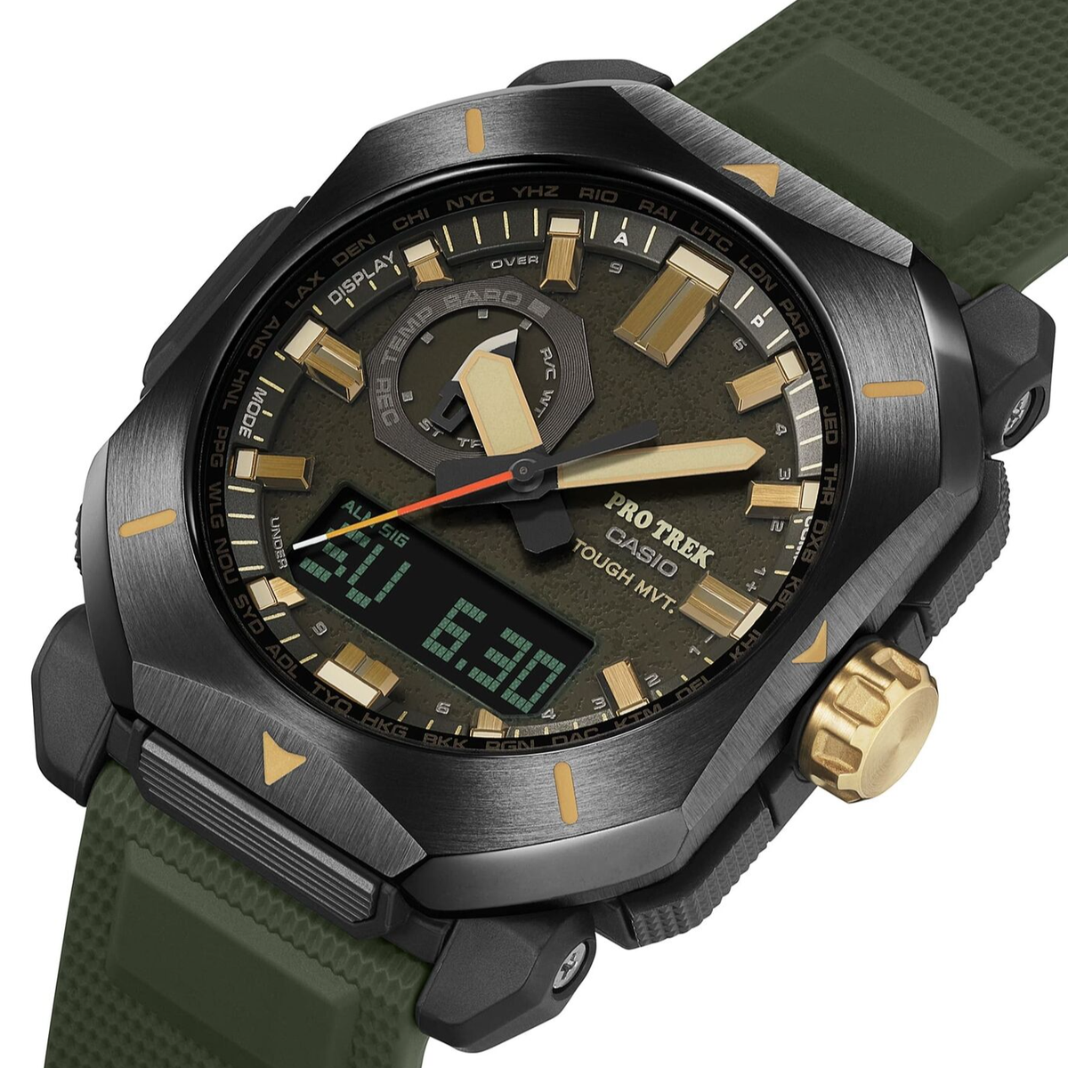 CASIO PRO TREK PRW-6900Y-3JF Climber Line Analog Digital Radio 