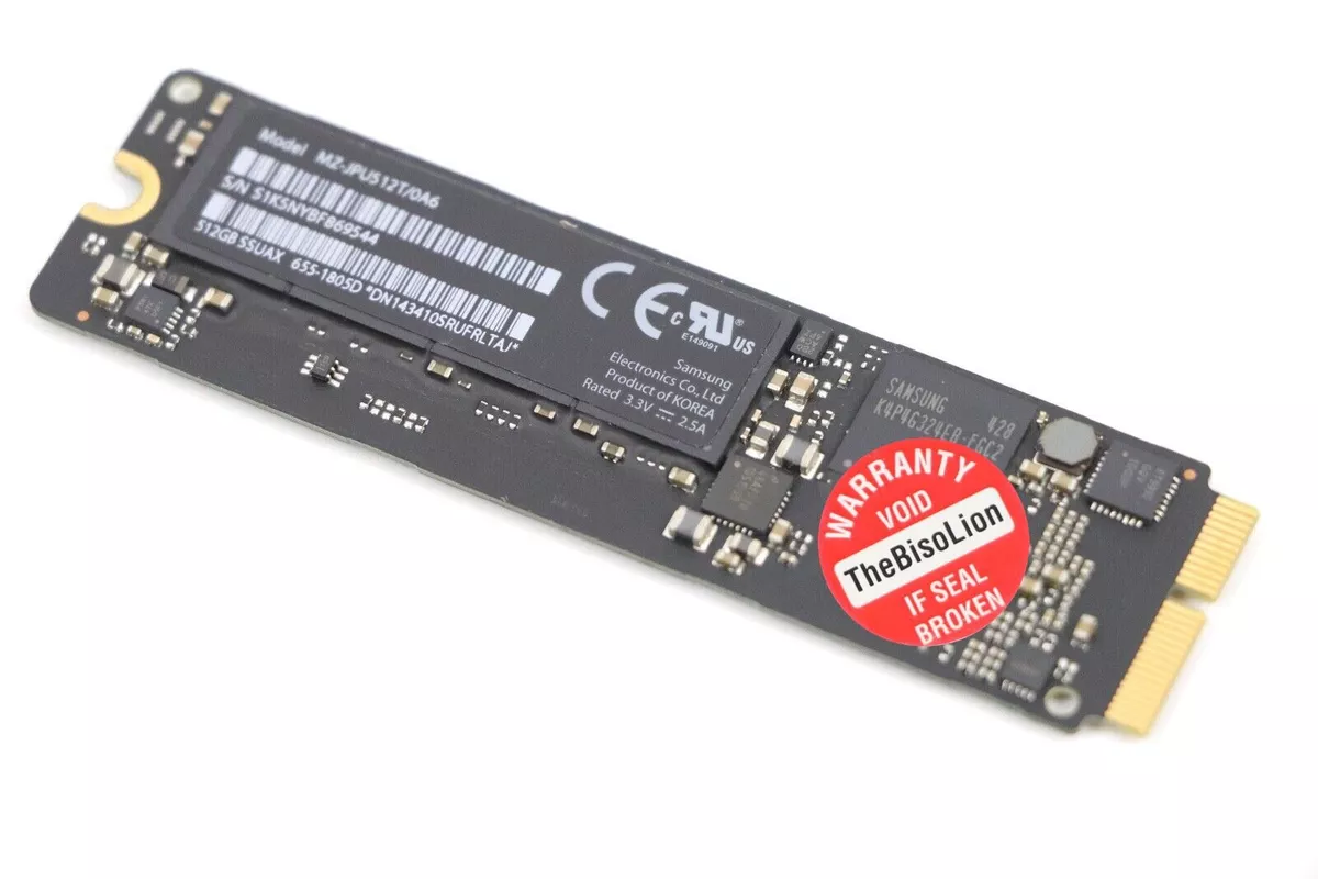 13” 15 Apple Macbook Pro Air A1502 A1398 A1466 PCIe SSD 512GB - 2013 2014  2015