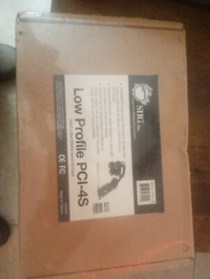 SIIG Serial Card 4-Port, PCI-4S, 32-BIT, 4 RS232 Serial Ports Brand New In Box