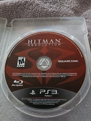 Hitman: Absolution (Sony PlayStation 3, DISC ONLY - TESTED WORKING