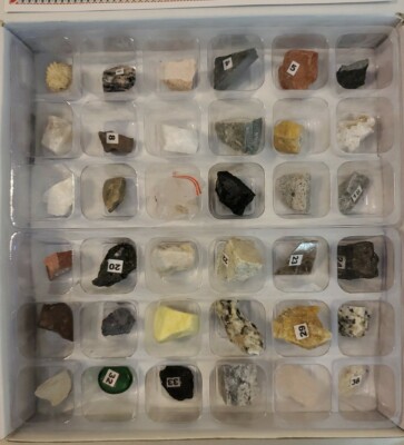 ミネラルコレクション Advanced Rock & Mineral Collection 36 Pc | eBay