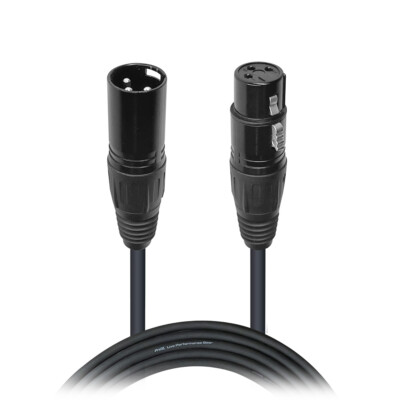 Câble DMX Pro X 10 Pieds - XLR3 Mâle Vers Femelle - Neuf Sous Emballage