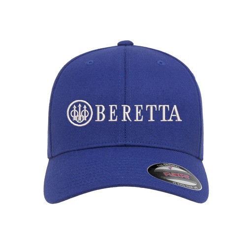 Beretta Firearms Logo Embroidered Flexfit Hat Flat and Curved - Picture 21 of 22