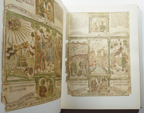 Biblia Pauperum 1967 Soltesz Facsimile of Medieval Blockbook Bible of the Poor - Picture 7 of 8