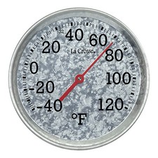104-2822 La Crosse 8 Galvanized Metal Indoor/...