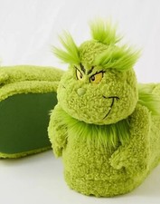 American Eagle Grinch Slippers Size M/L or L/XL