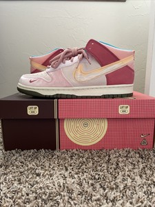 Tamaño 10-Nike Dunk Mid x estatus social leche de fresa 2021 | eBay