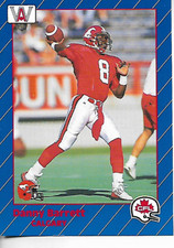 1991 All World Canadian Football CFL Danny Barrett Card #18