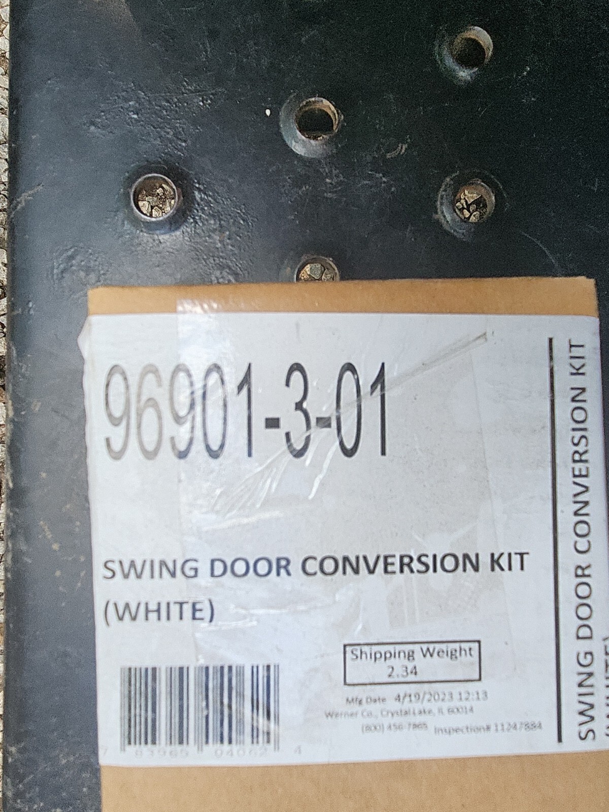 MOTORMITE MFG/DIV. R M 80432 EXTERIOR DOOR HA
