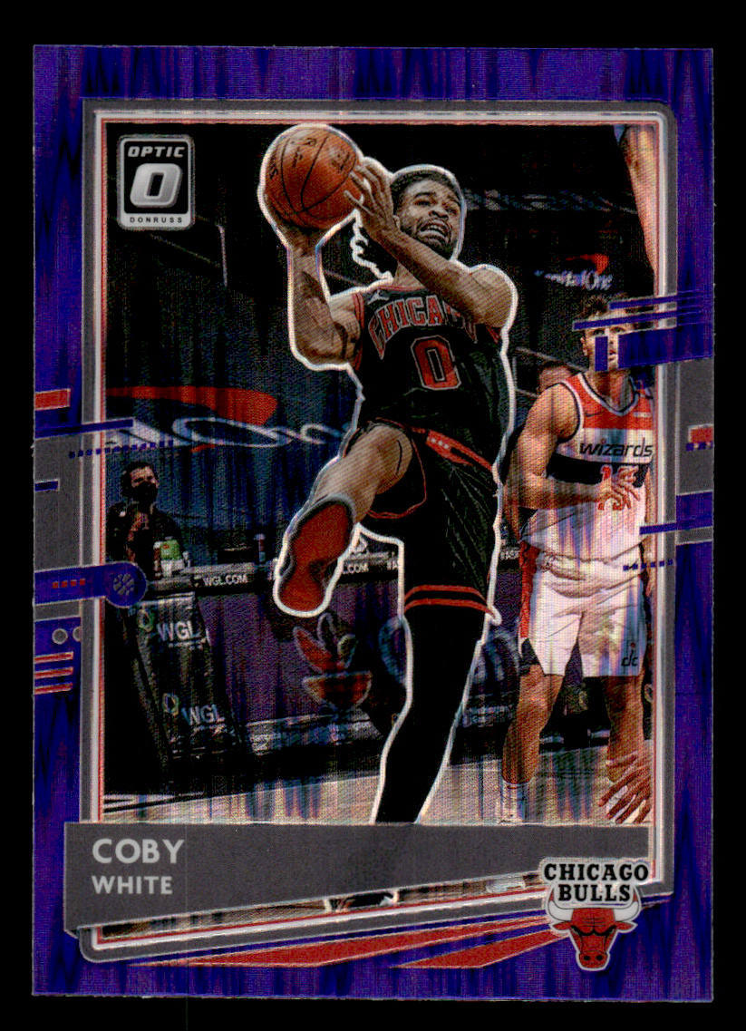 Coby White 2020-21 Donruss Optic Purple Shock #126