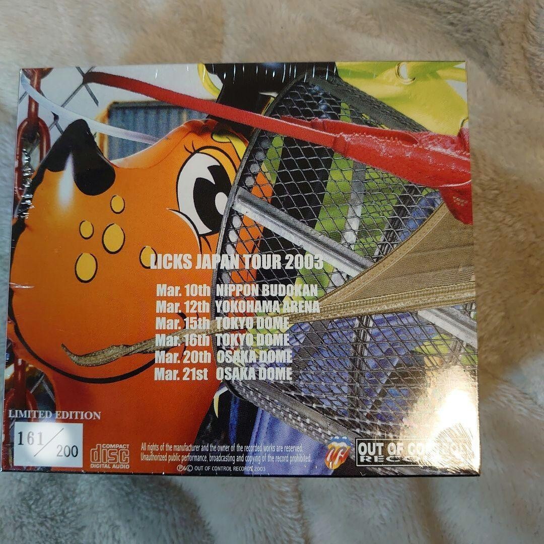 ザローリングストーンズ LICKS 日本ツアー 2003 BOX 【新品未開封】 ザローリングストーンズ LICKS 日本ツアー 2003 BOX 【新品未開封】