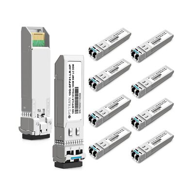 10GBASE-LR SFP+ Optical Transceiver Module Compatible with HPE Aruba J9151D J...