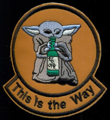 USAF Star Wars ''This Is The Way'' Soju 25th Fighter SQ Patch K-5