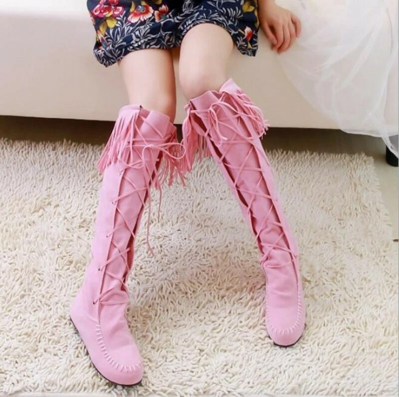 Tassel store riding boots