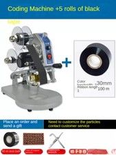 Manual Hot Color Ribbon Expiry Date Heating Coding Printing Machine