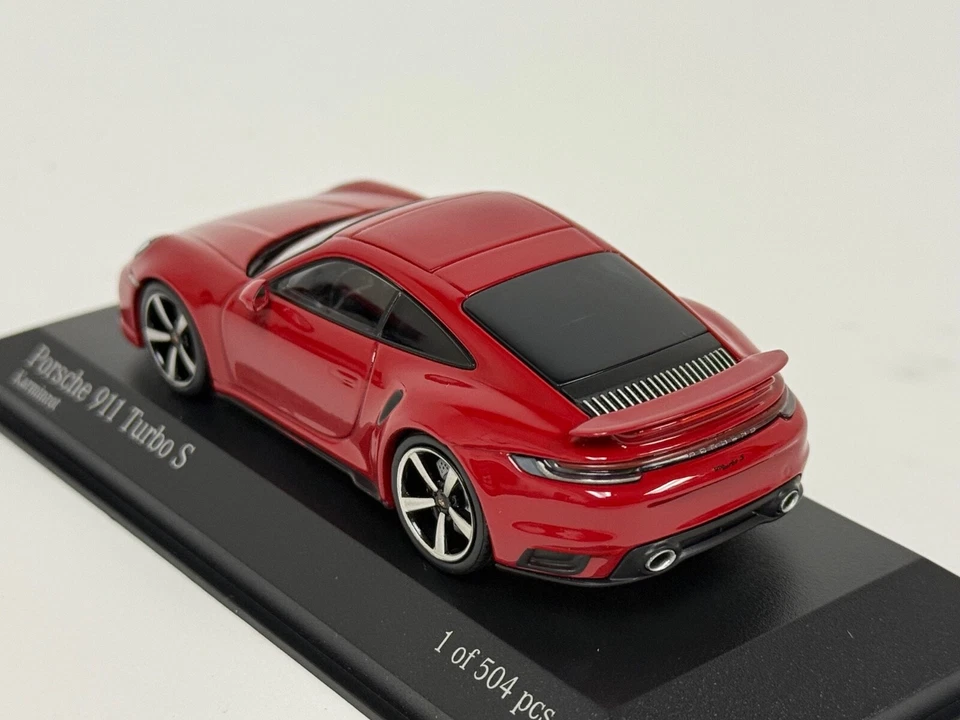 1/43 Minichamps Porsche 911 Turbo S de 2020 en rojo 410 069475 BK109 Foto 2 de 4
