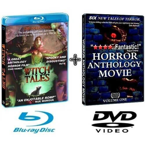 WITCH TALES Signed Numbered Bluray HORROR Anthology BONUS Indie SciFi Horror DVD
