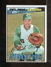 1967 Topps PHIL ROOF #129 Kansas City Athletics NRMT o/c (JU4)