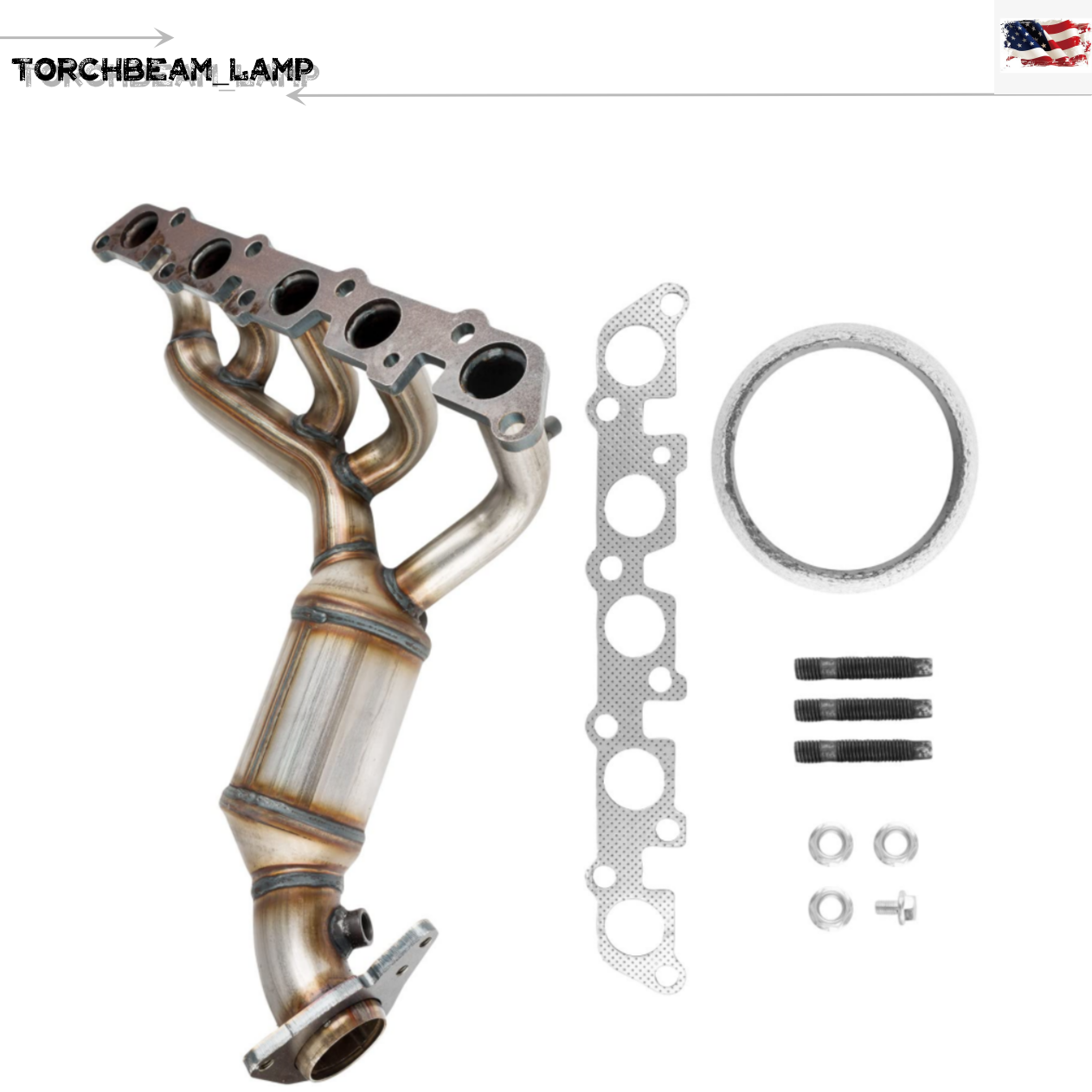 Exhaust Manifold Catalytic Converter For Hummer H3 3.7L 20072008 674