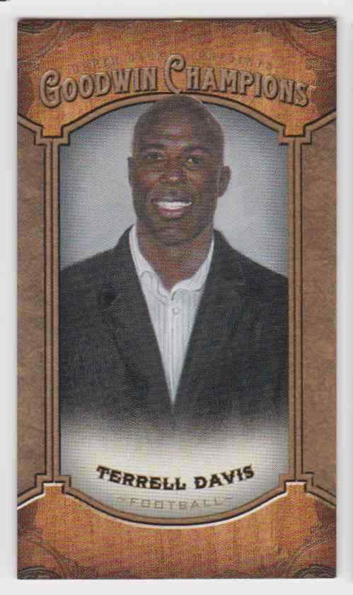 2014 UD UPPER DECK GOODWIN CHAMPIONS MINI TERRELL DAVIS #84 PARALLEL