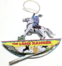Schylling Lone Ranger Vintage Reproduction Wind-up Tin Toy Limited Edition