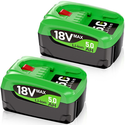 2x Für Bosch 18Volt PBA 5000mAh Akku PSR PSB PSM 1600A005B0 2607336207 BAT619G