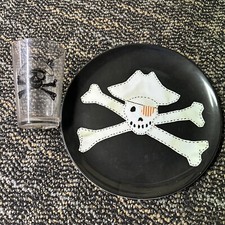 Assiette et tasse pirate enfant grange poterie