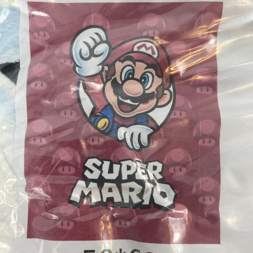 Super Mario Fleece Throw Blanket 50 x 60 inches Nintendo Mushroom eBay