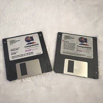 Compuserve Information Manager Vintage Software 3.5'' Floppy WinCIM Ver 2.0.1
