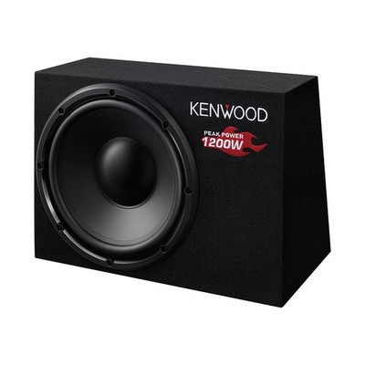 KENWOOD KSC-W1200B - 30cm/300mm Auto Bandpass Gehäuse Subwoofer - 1200 Watt MAX
