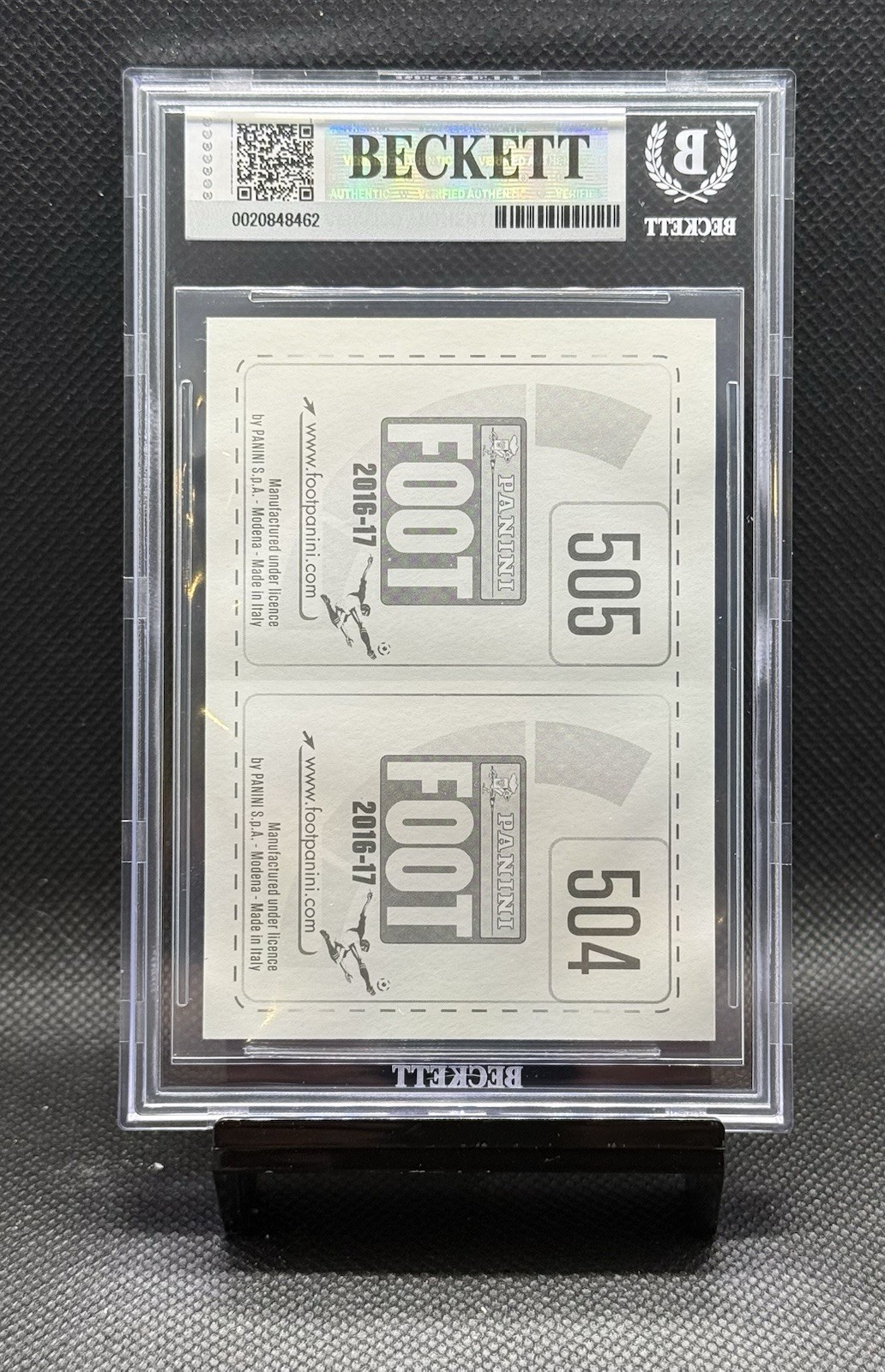 KYLIAN MBAPPE~ & Corentin Jean~ 2016 Panini Foot ROOKIE #504/505🔥BGS 8.5 NM/MT+ view 2