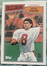 1987 Topps Steve Young #384 Tampa Bay Buccaneers