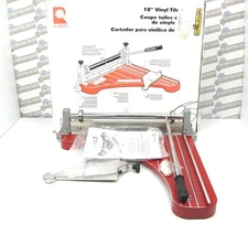 ROBERTS - 10-918 - 18" PRO VINYL TILE CUTTER - UP to 1/8" Thick w/CASE- (Tested)