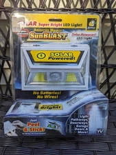Atomic Beam SunBlast Motion Activated Solar Powered LED Super Bright Light NEW