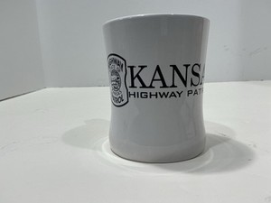 State Of Kansas Highway Patrol Large Ceramic Coffee Mug 4” Tall 3” Wide Police