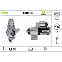 Anlasser Starter 12 V 1,8 Kw 16 ZäHne Valeo FüR U.A. BMW 5Er