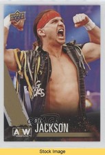 2021 Upper Deck AEW All Elite Wrestling Gold Nick Jackson #20 READ 6f8