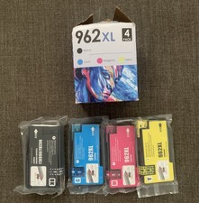 962xl ink cartridges 4 pack open box - Black, Cyan, Magenta And Yellow
