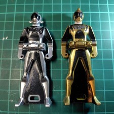 Super Sentai Ranger Key Go-On Gold & Go-On Silver - Custom Painted