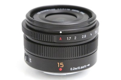 Panasonic LEICA DG SUMMILUX 15mm/F1.7 ASPH. H-X015 #0008 | eBay