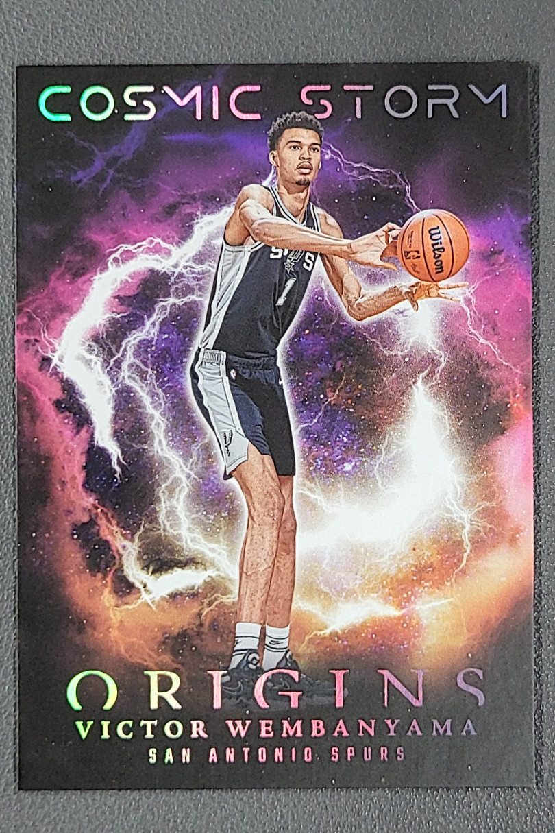 2023-24 Panini Origins Victor Wembanyama Cosmic Storm RC SSP #14 Spurs