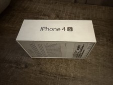 OEM Apple iPhone 4S 16 GB Black Retail Box with earbuds, inserts Only NO PHONE