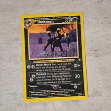 Pokémon Umbreon 32/75 Neo Discovery Unlimited Rare Regular 70 HP EN 2001 Stage 1 on eBay