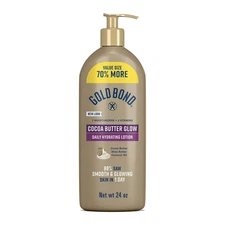 Gold Bond Cocoa Butter Glow Daily Hydrating Lotion, 24 oz.