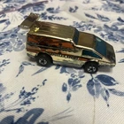Vintage HOT WHEELS 1976 Spoiler Sport Gold Chrome Van Diecast 1/64 Hong Kong