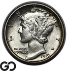 1919-S Mercury Dime Choice BU++ Full Split Bands