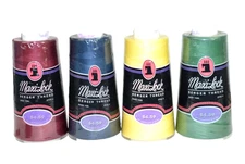 Maxi Lock Serger Thread Red Currant Navy Sunlight Churchill Green 3000 Yd Lot 4